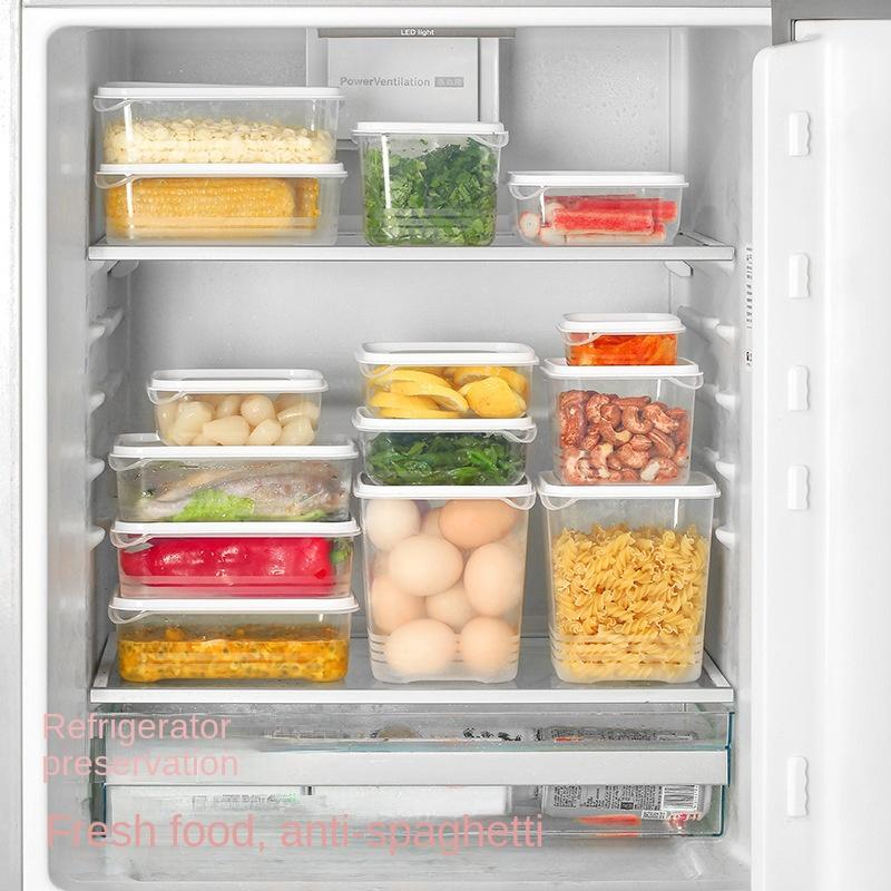 Контейнер для хранения Fresh 5 шт. Герметичный Сохранять герметичность Пищевые контейнеры Органайзер для холодильника Фрукты Мясо Морозильная камера Герметичный контейнер Кухонный контейнер для хранения