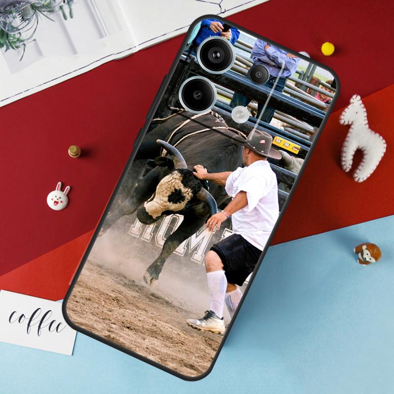 Чехол-Антистресс Бык Матадор Для Xiaomi Redmi Note 13 Pro 14 12 11 10 15 Pro Plus Redmi 10C 12C 13C 14C 15C 15 Чехол