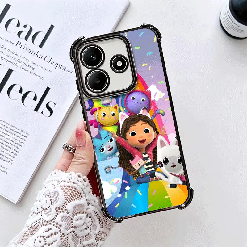 G-Gabbys Dollhouse Мультяшный Чехол для Телефона с Покрытием для Xiaomi Redmi Note 14 15 Pro Plus 13 12 11 11S 11T 10 9S 9 5G Противоударный Airbag