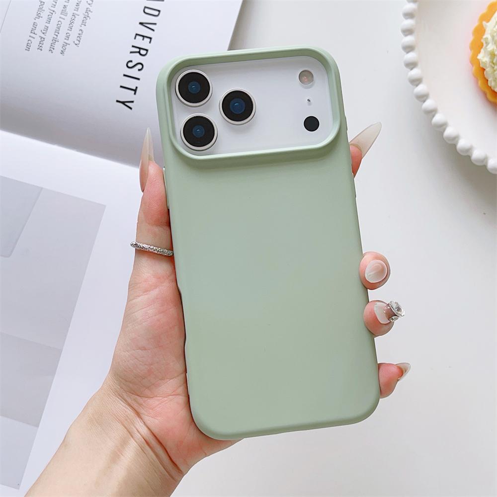 Матовый Чехол Конфетного Цвета для iPhone 17 Air 16 16E 15 Pro Max Жидкий Силикон Ударопрочный Защитный Ощущение Кожи Прочный Чехол