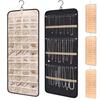 Hanging Jewelry Organizer Necklace Holder Large Capacity Anti-tangle Earrings Rings Hanger Jewelry Display Rack