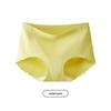 "Summer Ice Silk Seamless Anti-Awkward 7A Latex Antibacterial Sports Yoga Briefs for Women"