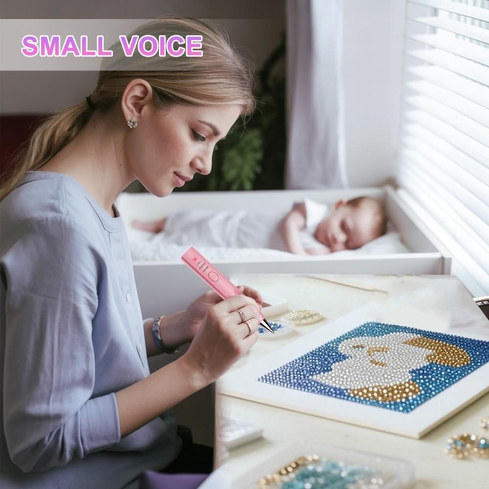 Low Noise Wireless Drill Pen Creative Electric Art Pen Rhinestone Painting