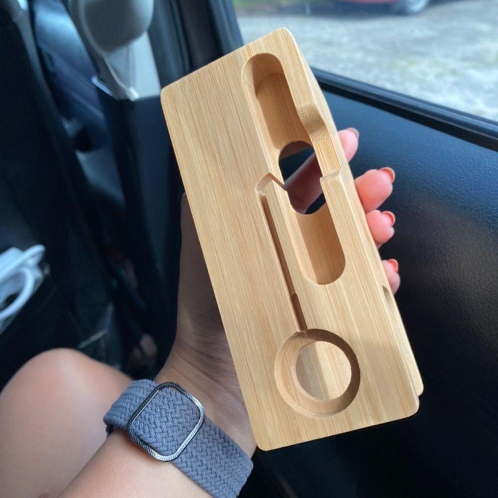 Подставка для зарядной станции, настольная подставка, деревянный держатель для телефона, подставка для часов, держатель для мобильного телефона