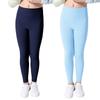 4-9 Years Kids Girls Sport Leggings Solid Color Elastic Yoga Pants