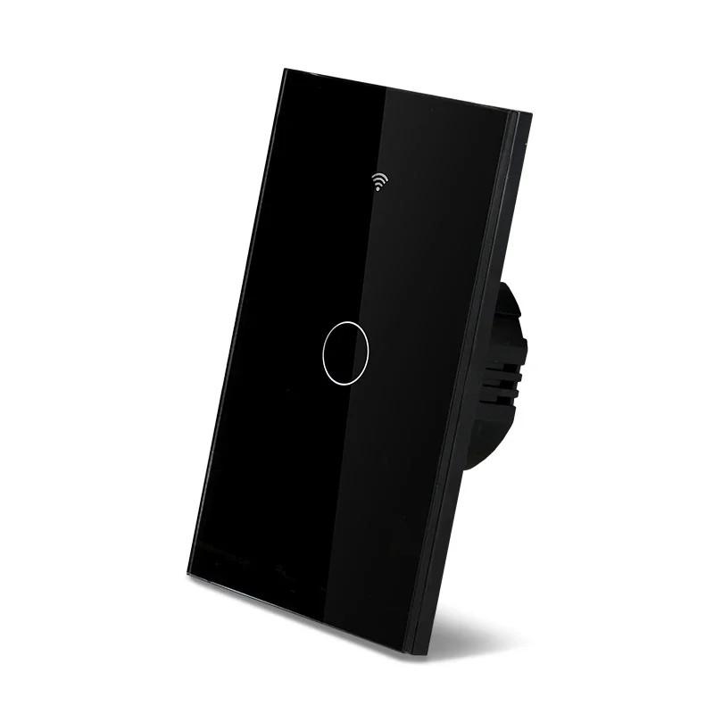 1 шт., умный выключатель света, Wi-Fi, сенсорный датчик, устройство с поддержкой Wi-Fi, управление через приложение, 85-275 В для Alexa Google Home Tuya