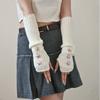 Y2k Long Long Wrist Gloves Knitted Warm Arm Sleeve Fashion Arm Warmer Gloves  Autumn Winter