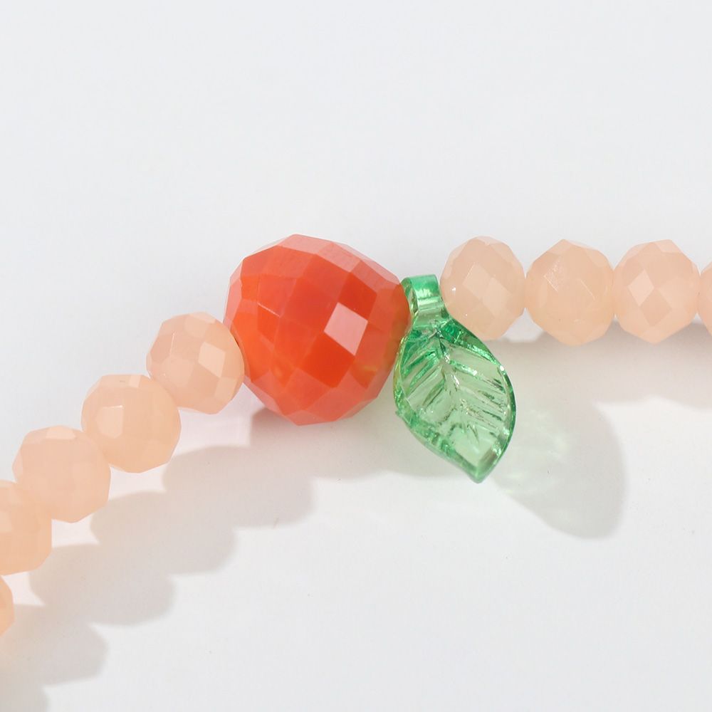 Women Girl Sweet Fruit Crystal Beaded Bracelet Bangles Glass Crystal Stone Elastic Rope Bracelets