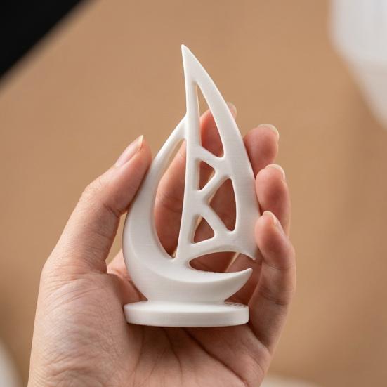 Миниатюрная 3D-печатная фигурка парусника, морская скульптура лодки для декора современного дома, офиса, камина, книжной полки