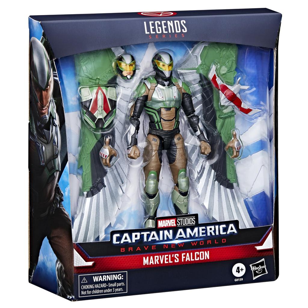 Hasbro MARVEL Marvel Legends Series Falcon Captain Brave New World коллекционная 6-дюймовая фигурка класса люкс G0159 подлинный продукт Америка (15см)