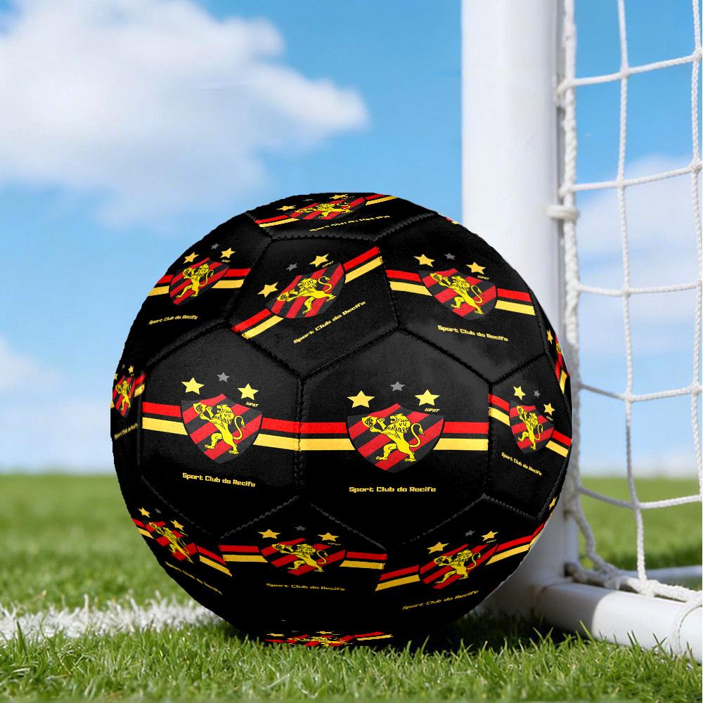 Sport Club Football Crest Printed Size 5 Soccer Balls, High-Quality, Anti-Slip, Protective Football, A Unique Gift , Birthdays, Christmas Gifts