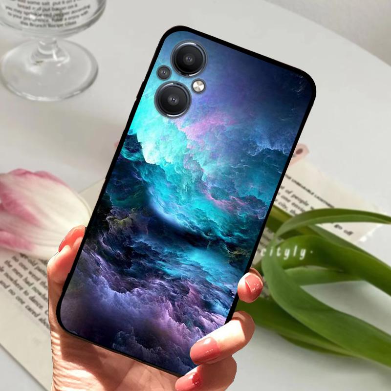 For Oppo F21 Pro 5G Case F21s Pro CPH2341 Silicone TPU Phone Cover For Oppo F 21 Pro 4G CPH2363 Fashion Shockproof Bumper Fundas