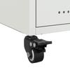 Nightstand White 36 x 39 x 43.5 cm Steel