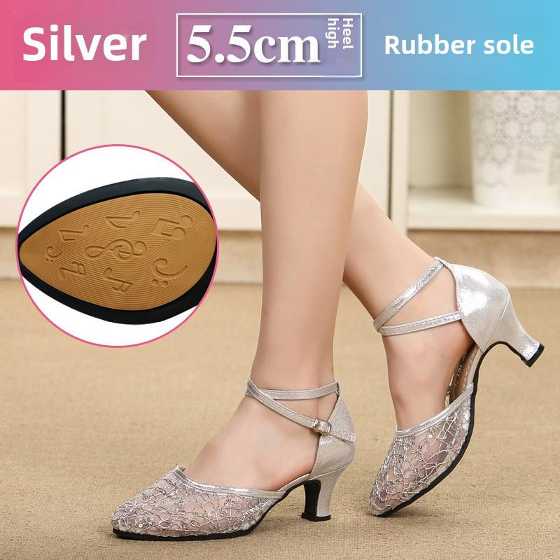 Новые женские сандалии для латиноамериканских танцев - обувь для взрослых для бальных и социальных танцев.