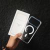 Прозрачный магнитный противоударный чехол MagSafe для IPhone 15 14 13 Pro Max, прозрачная крышка против пожелтения