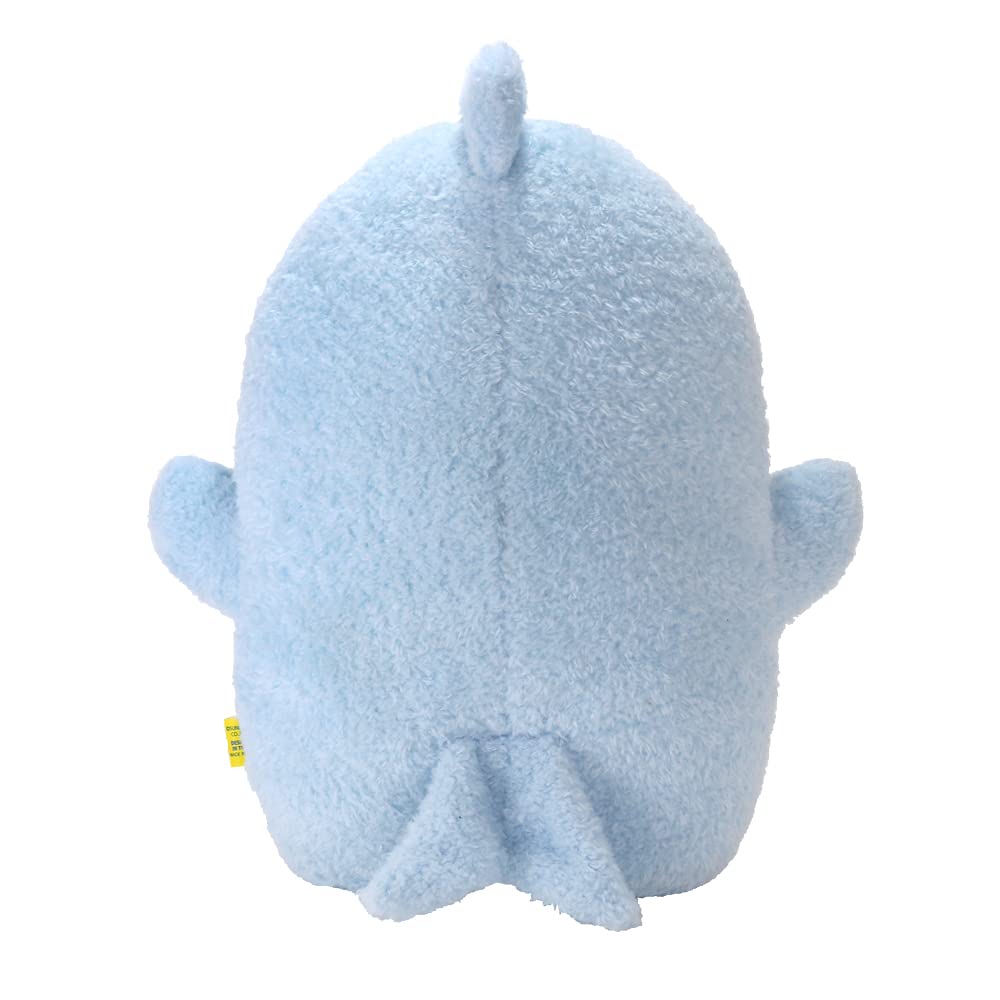 SunLemon Fluffy Wataton Shark Blue Medium 26 X 28 X 14cm Plush Animal P-8192