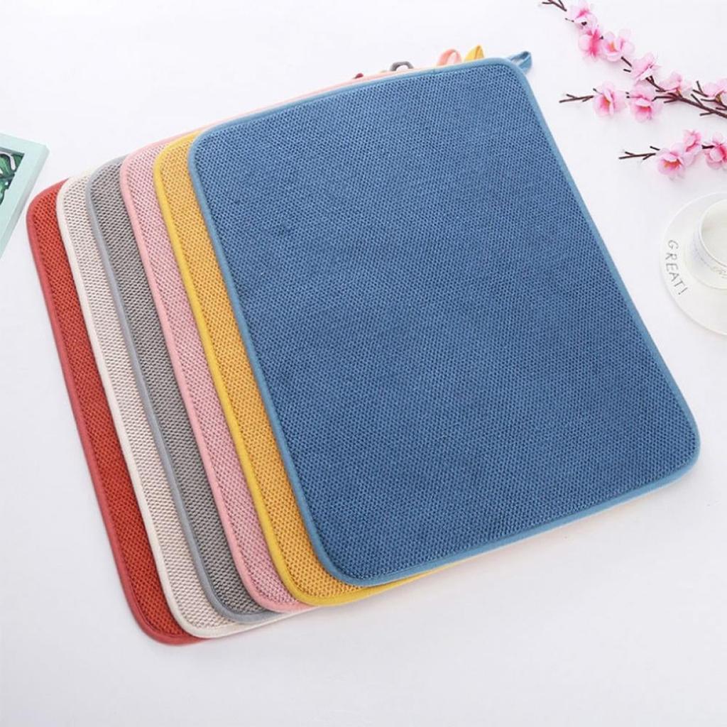 Ultra Fine Fiber Water Absorbing And Quick Drying Meal Mat, Household Kitchen Utensils, Drainage