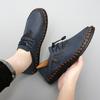 Men's Handmade Leather Shoes Comfortable Loafers Slip On Flats Outdoor Walking Shoes Moccasins