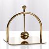 Modern Light Luxury Hotel Exhibition Hall Desktop Metal Fixed-point Paper Towel Holder Ornaments Creative Soft Decoration Home Crafts Ornaments