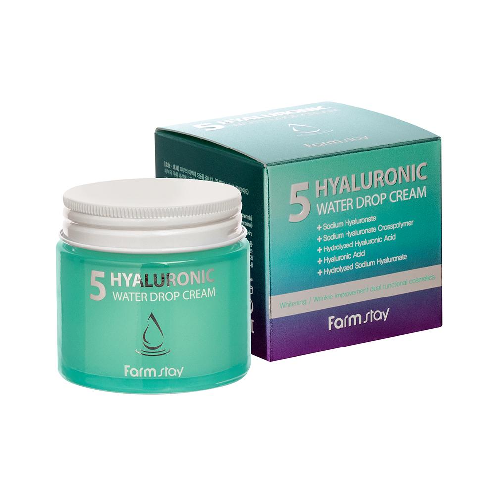 FARM STAY Гиалуроновая кислота 5 Water Drop Cream 80 мл