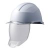 Samurai 2 Helmet for PC Clear SC21PCLS KP [Midori Anzen] Work, Shield, Visor, RA3, Included, White/Clear