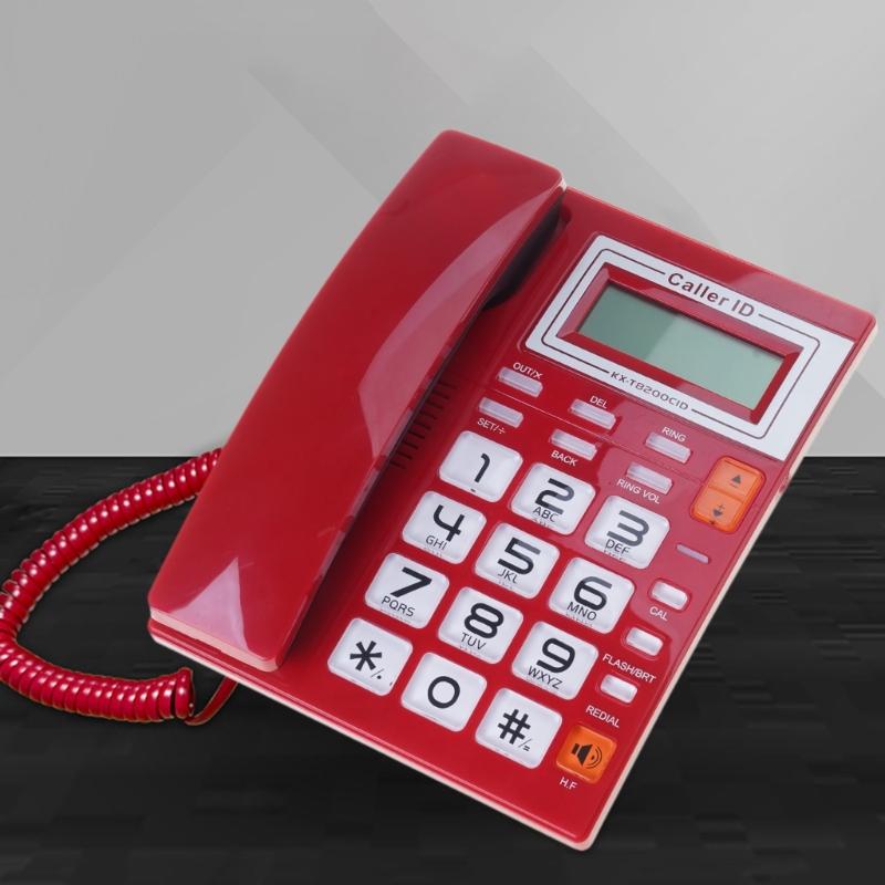 Настольный проводной телефон для дома, стационарный телефон с большой кнопкой, громкой связью, для дома, офиса, отеля