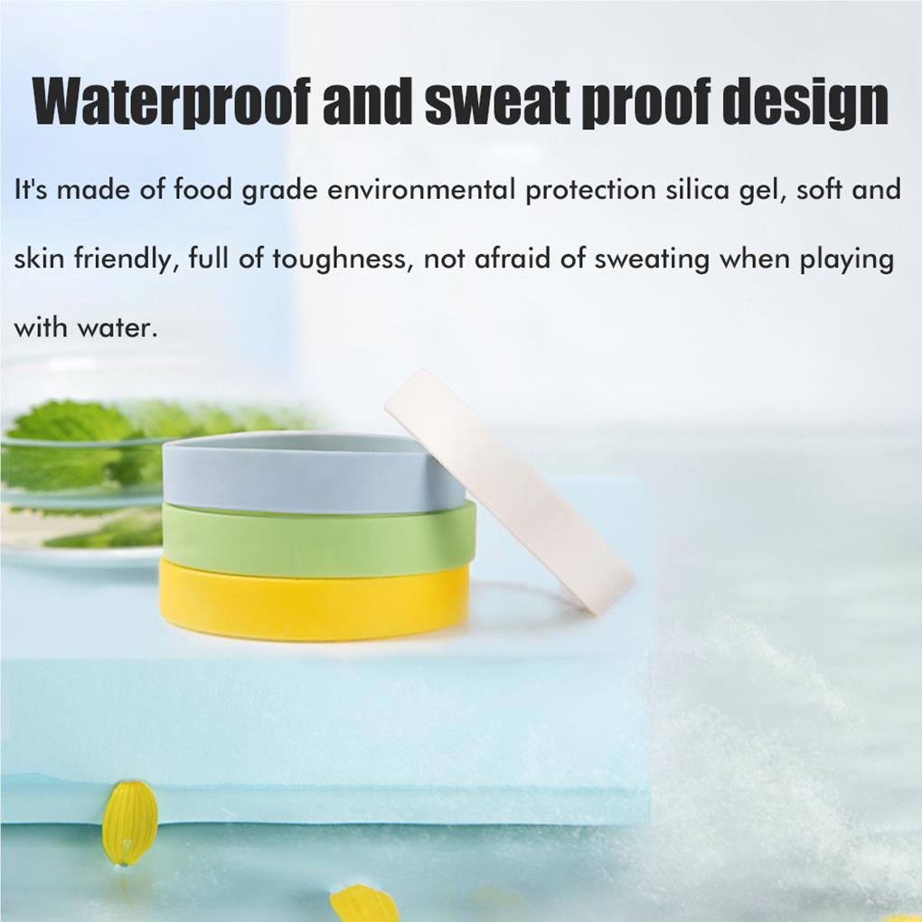 4X кольцо от комаров силиконовый браслет детские принадлежности для дома тонкая работа регулируемая гладкая поверхность сладкий подарок лето