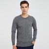 Hengyuanxiang Men's Pure Cashmere Round Neck Sweater