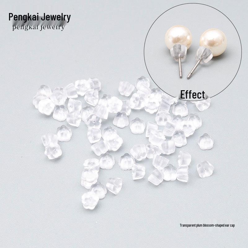 DIY Jewelry Accessories: Hypoallergenic Silicone Earring Backs & Stainless Steel Ear Plugs