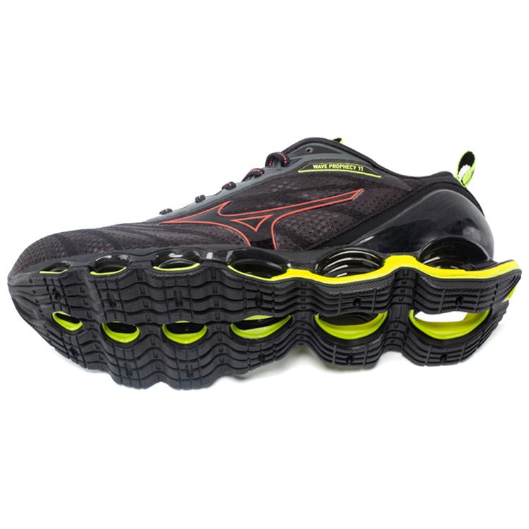 Mizuno Wave Prophecy 11 'Темно-серый Красный' (унисекс) Кроссовки J1GC220072