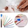 8Pcs Large Eye Blunt Needles Bent Weaving Needles Multicolor Yarn Darning Needles for Wool Sewing Knitting Crocheting