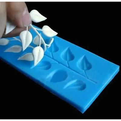 Силиконовая форма Длинные листья DIY Шоколад Желейная форма в форме листа Силиконовая форма Кухонная выпечка Украшение торта Форма для листьев Аксессуары