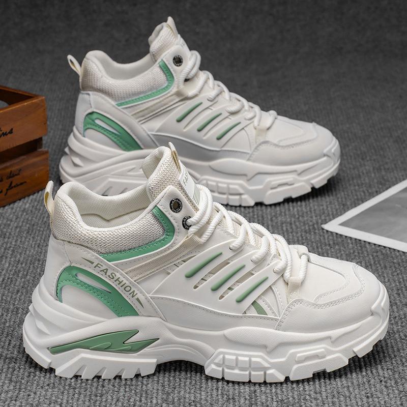 Новая мужская спортивная одинарная обувь повседневная модная брендовая универсальная платформа увеличивающая рост мужская альпинистская Мартин спортивная папина модная обувь