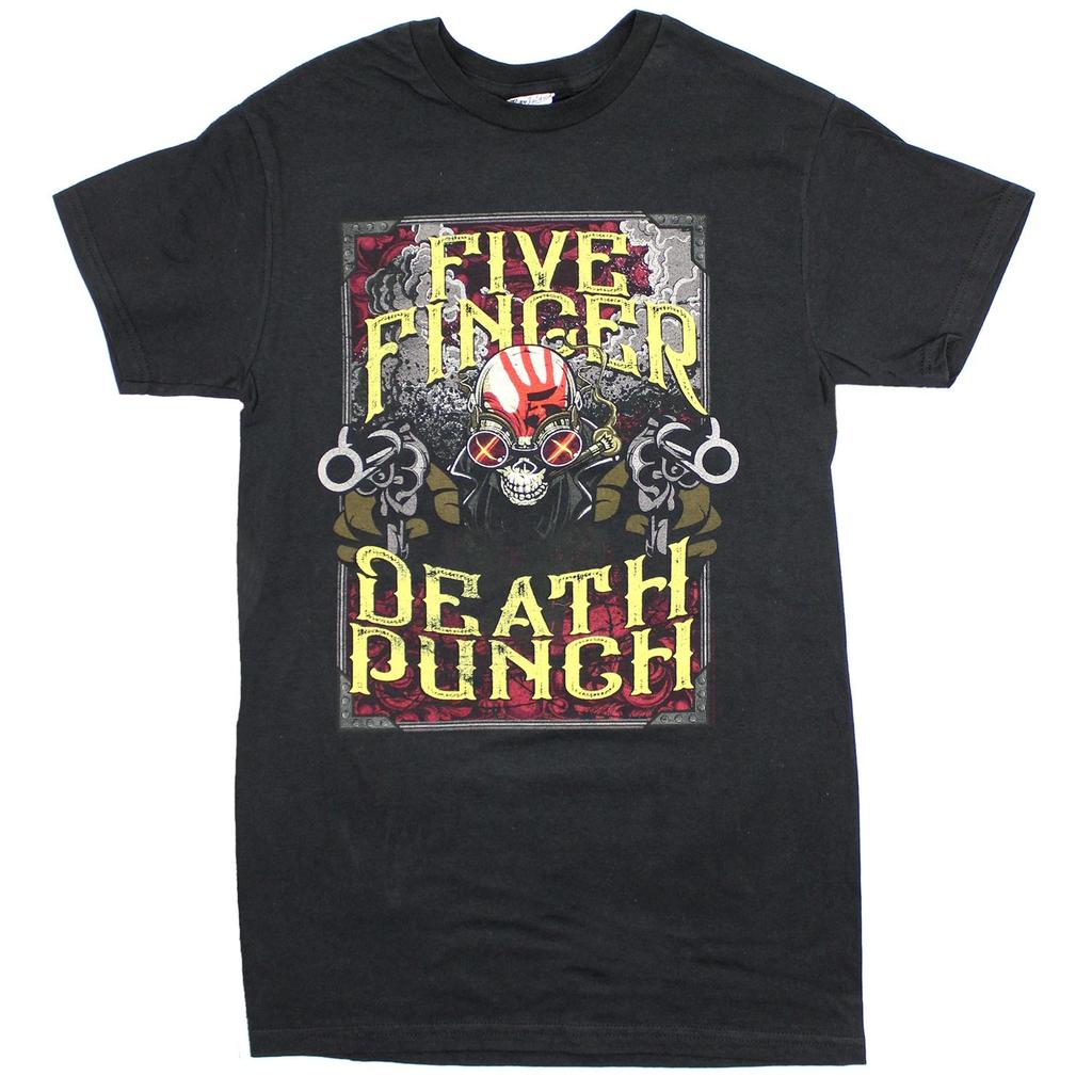 Мужская футболка Five Finger Death Punch Gunslinger Маленькая Черная
