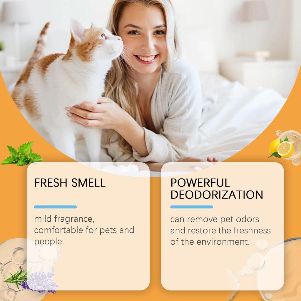 Дезодорант с запахом домашних животных, гелевые шарики, освежитель, для устранения запахов домашних животных, 100 мл