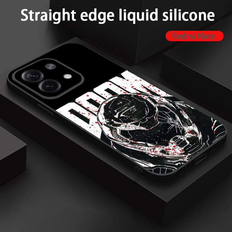 Классическая игра D-doomEs модный плакат Чехол для телефона Для Redmi Note 14 13 12 11 Pro Plus S 5G 14C A3 Мягкий черный чехол для телефона