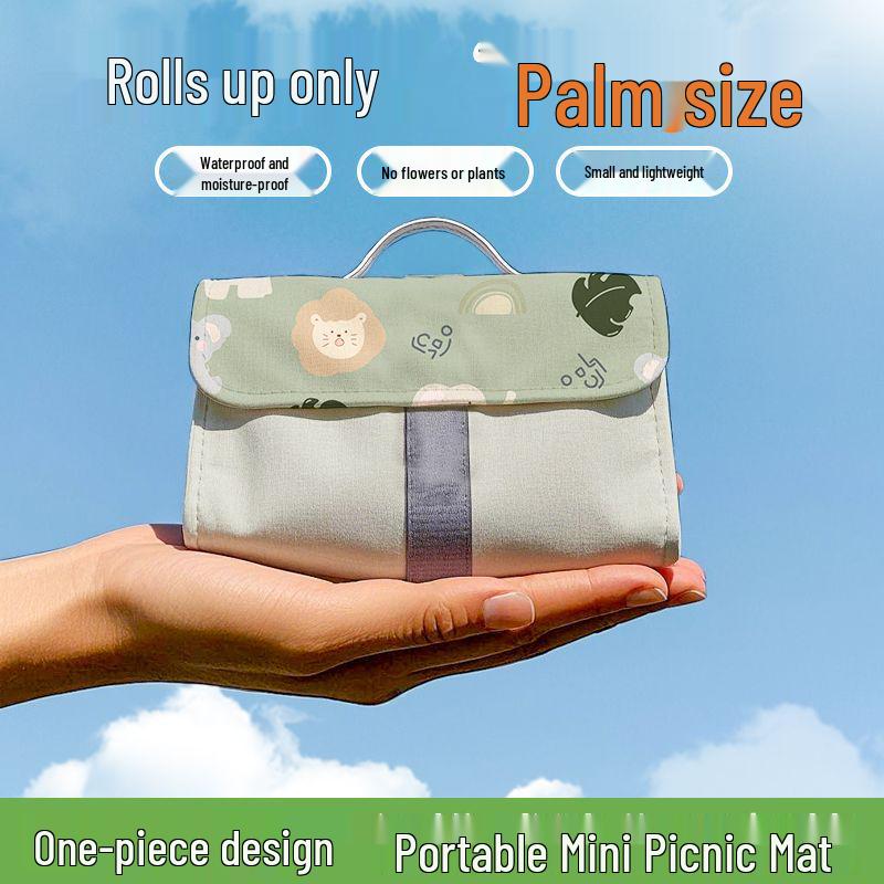 Компактный водонепроницаемый коврик для пикника на открытом воздухе 2025 - Влагостойкий, утолщенный, портативный, складной для весенних прогулок
