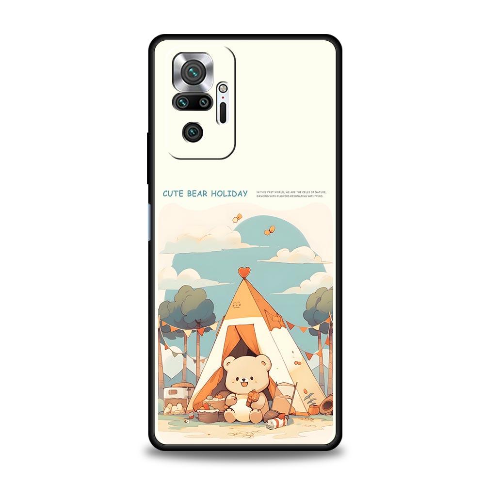 Милый мультяшный пес Морской кролик Чехол для телефона для Xiaomi Redmi Note 15 14 13 12 5G 11 10 Pro Plus 4G 9S 14C 13C 12C 10C Мягкий чехол