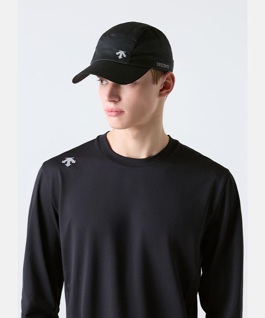 Кепка для бега DESCENTE с перфорацией Черная Sr123Rcp12