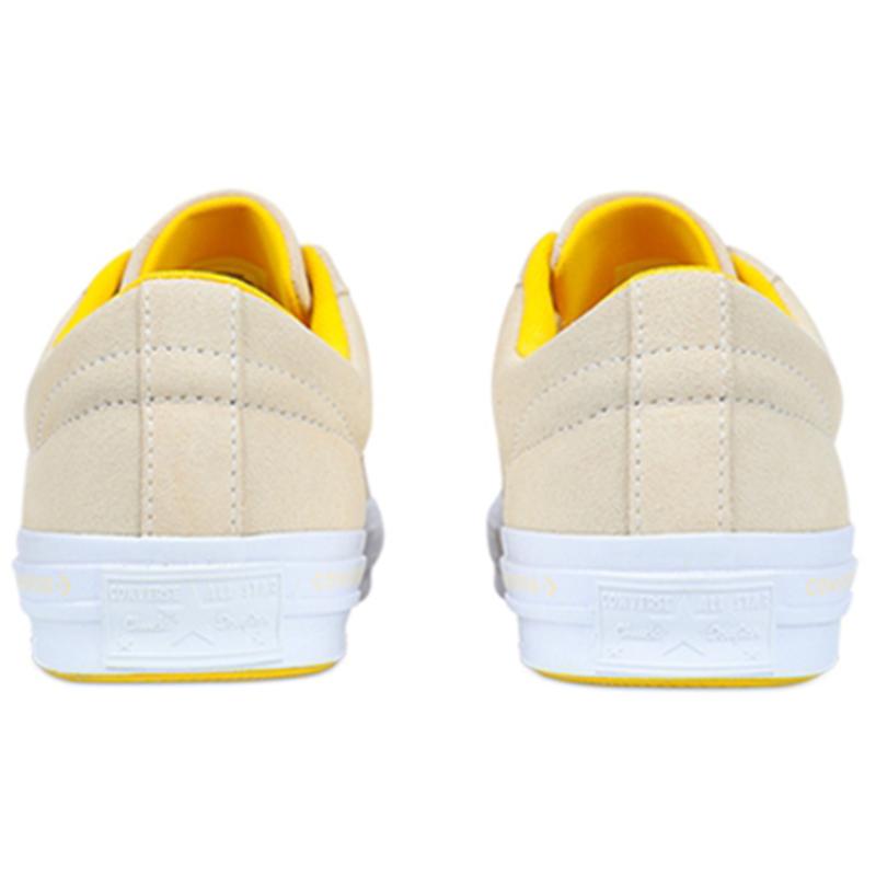 Converse Кеды One Star Series O с низким верхом из парусины, унисекс, светло-коричневые с желтым