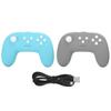Беспроводной Bluetooth-геймпад для Switch Pro Mini Grip Handle для NS Lite Double Vibration(Темно-серый