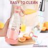 Перезаряжаемые миксеры, соковыжималки для свежих фруктов, синий/розовый, Usb, портативная бутылка для сока, мини-быстрый электрический блендер, льдогенератор для смузи