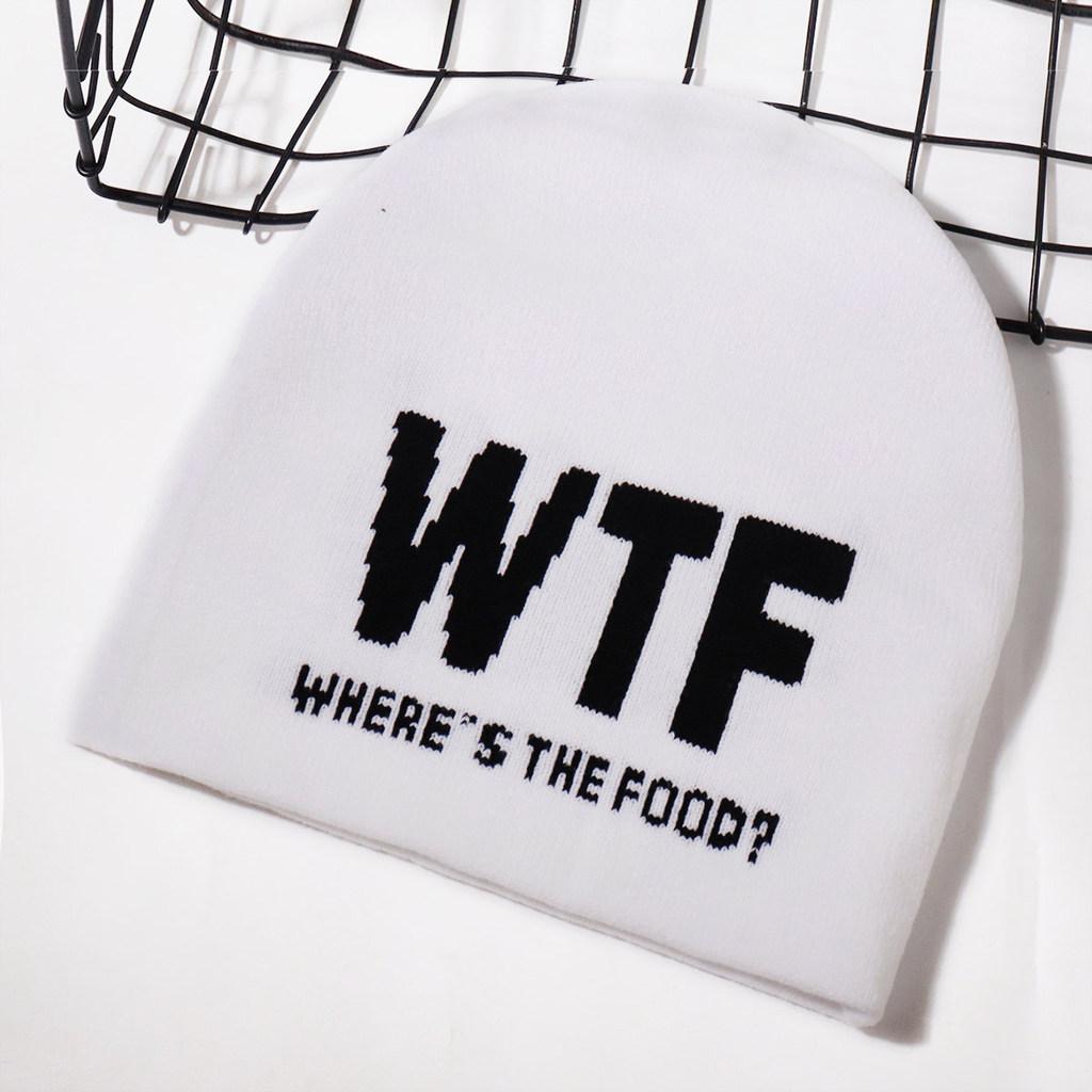 Embroidery Letter Design Knit Hat With Alphabet For Daily Warmth Fashion Wear