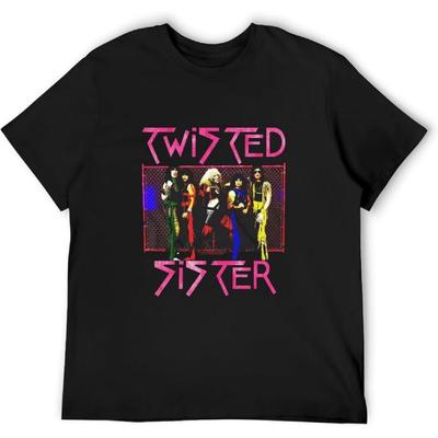 Мужские футболки Twisted Sister Heavy Metal Best of The Atlantic Years Черные Черный