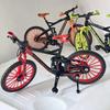 1:10 Scale Die-cast Alloy Mini Mountain Bike Bicycle Model Toy, Finger Bicycle, Table Decoration Handicraft, Bicycle Enthusiast