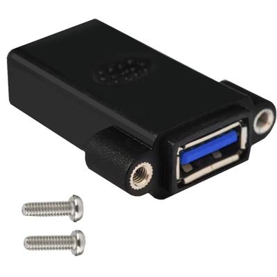 Адаптер USB3.0 гнездо-гнездо для монтажа на панель, USB3.0 гнездо-гнездо переходник для бесшовного расширения данных и быстрой зарядки,