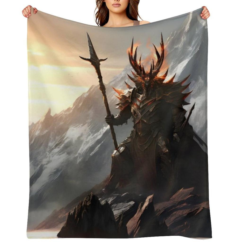 Waterpixel Art #222 Throw Blanket Multi-Purpose Hairys blankets and throws decorative Blankets