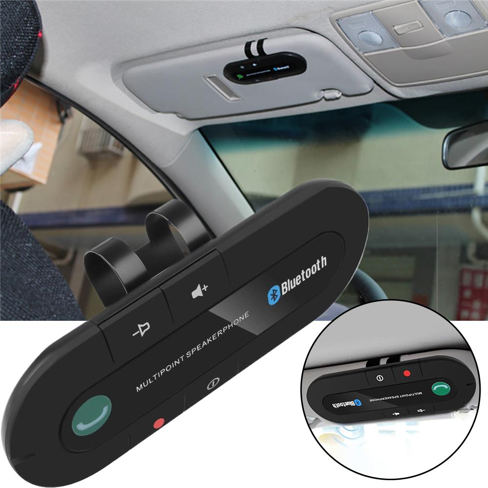 Автомобильный Bluetooth 4.1 Hands-Free Динамик-Микрофон для Солнцезащитного Козырька, Автомобильный Bluetooth-Комплект, Аудио MP3 Музыкальный Плеер, Беспроводной Автомобильный Комплект, Динамик для Телефона