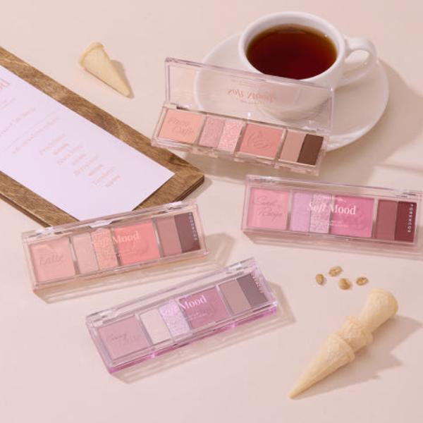 Forencos Палитра теней для век Soft Mood 6,1 г 4 цвета
