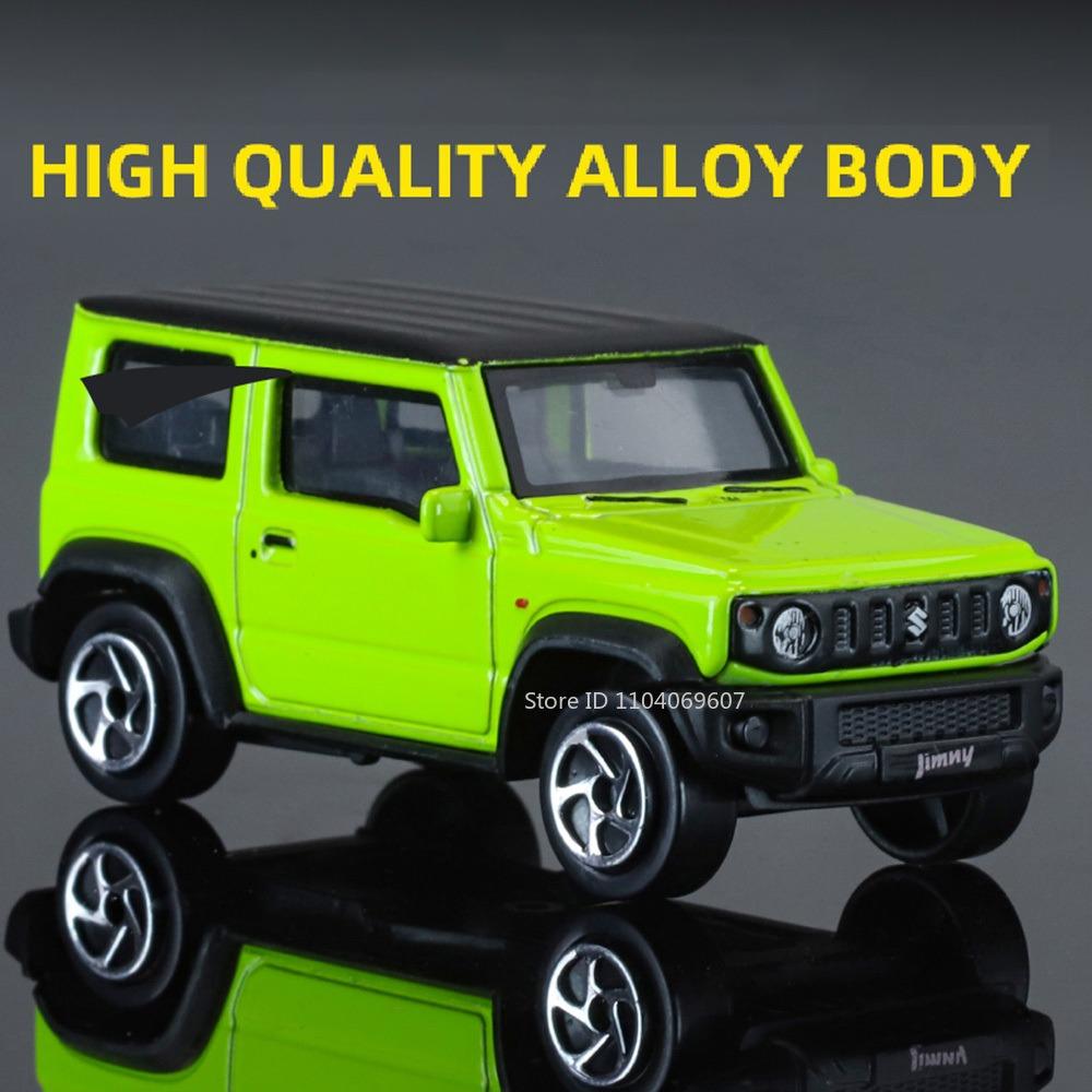 SCCF4 1:52 Suzuki Jimny Model Toy Cars Alloy Diecast Miniature Vehicles Slide Forward Exquisite Interior Shock Absorption Kids Gifts